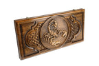 Scorpio Zodiac Sign backgammon board - open board ready for play