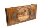 Garni Geghard backgammon board in wood by Hrachya Ohanyan
