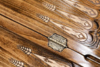 Armenian Alphabet backgammon board - corner detail of the board