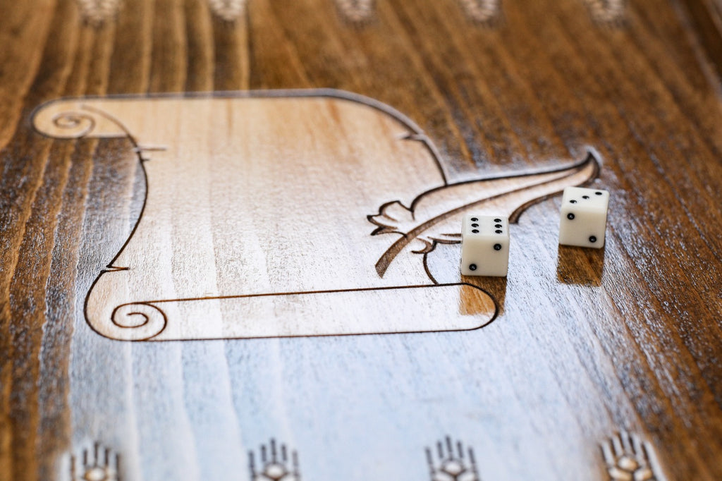 Backgammon Board - Armenian Alphabet