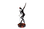 Michael Jackson wooden sculpture — close-up
