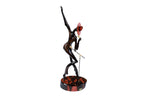 Michael Jackson sculpture hand carved — profile view