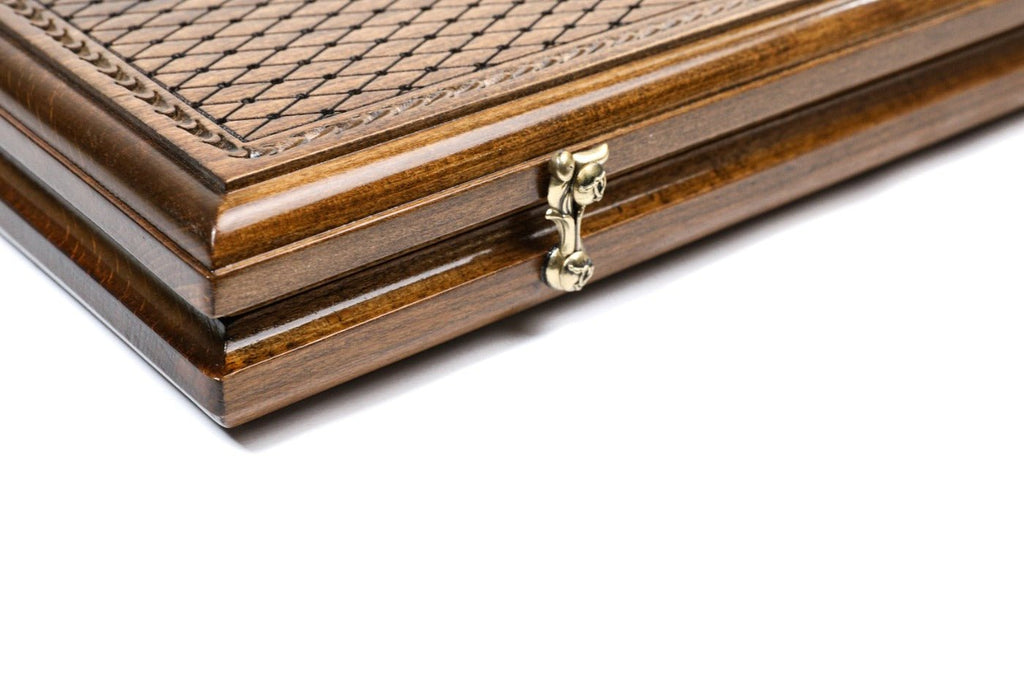 Backgammon Board - Assyrian Logo - Unumperfectus