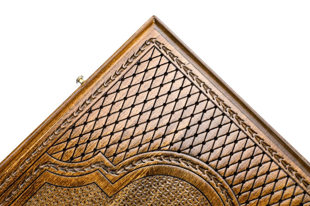 Backgammon Board - Assyrian Logo - Unumperfectus