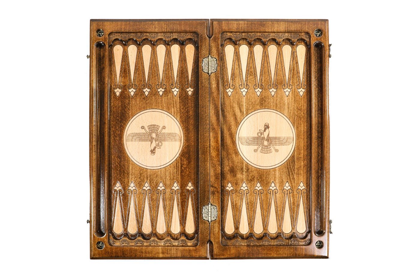Backgammon Board - Assyrian Logo - Unumperfectus