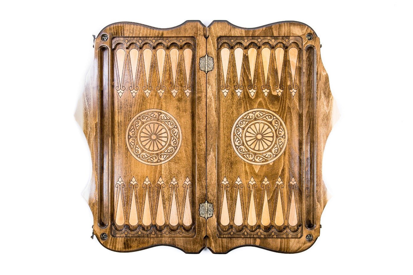 Backgammon Board - Ornamental Snowflake - Unumperfectus