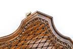 Octagram Geometric backgammon board - side profile showing the craftsmanship