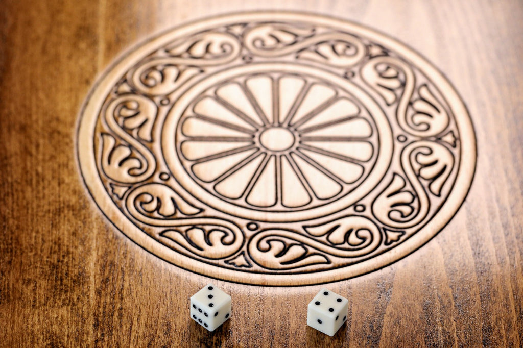 Backgammon Board - Octagram Geometric