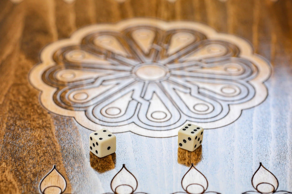 Armenian Wooden Backgammon Board Ararat Contour Outline 23.6" | 60 cm - Unumperfectus