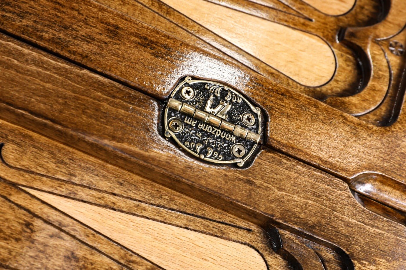 Armenian Wooden Backgammon Board Ararat Contour Outline 23.6" | 60 cm - Unumperfectus