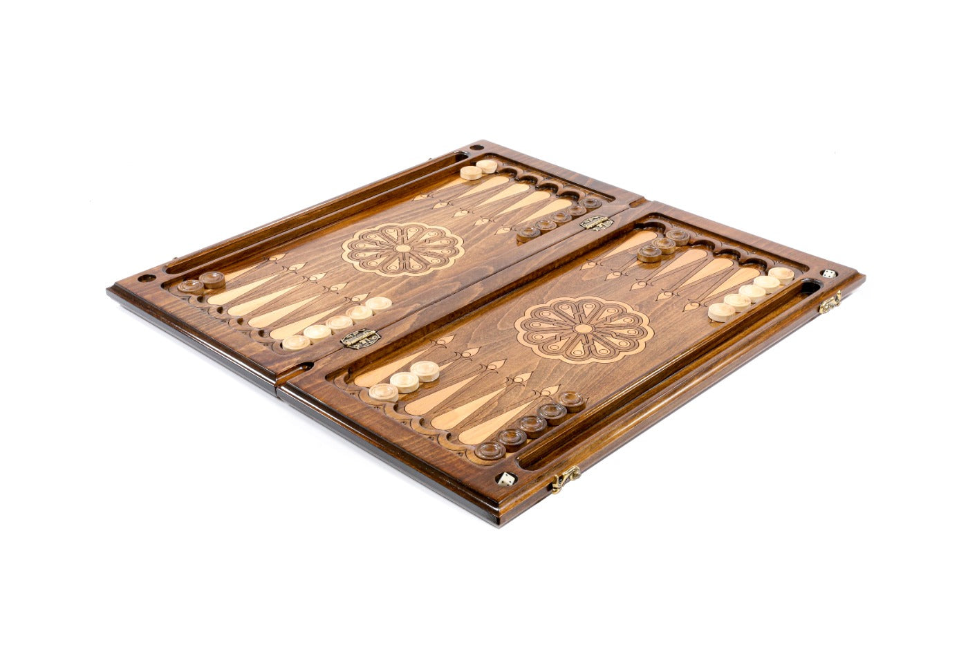 Large Armenian backgammon board with cultural heritage craftsmanship