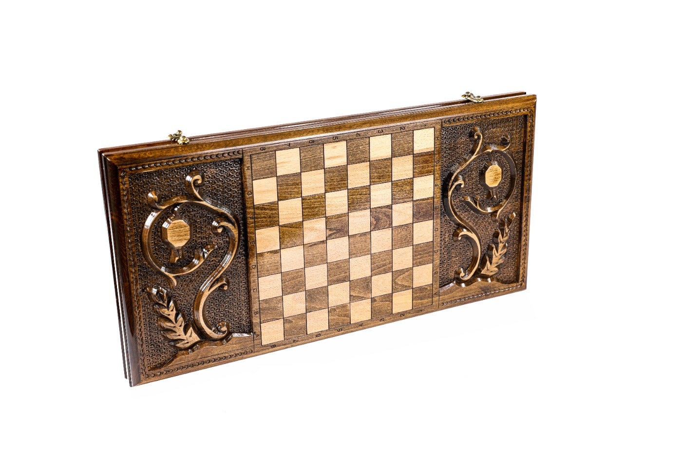 Armenian Carved Classic Backgammon Board Church of St. Gayane 23.6" | 60 cm