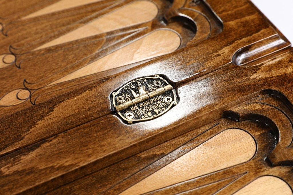 Armenian Carved Classic Backgammon Board Church of St. Gayane 23.6" | 60 cm - Unumperfectus