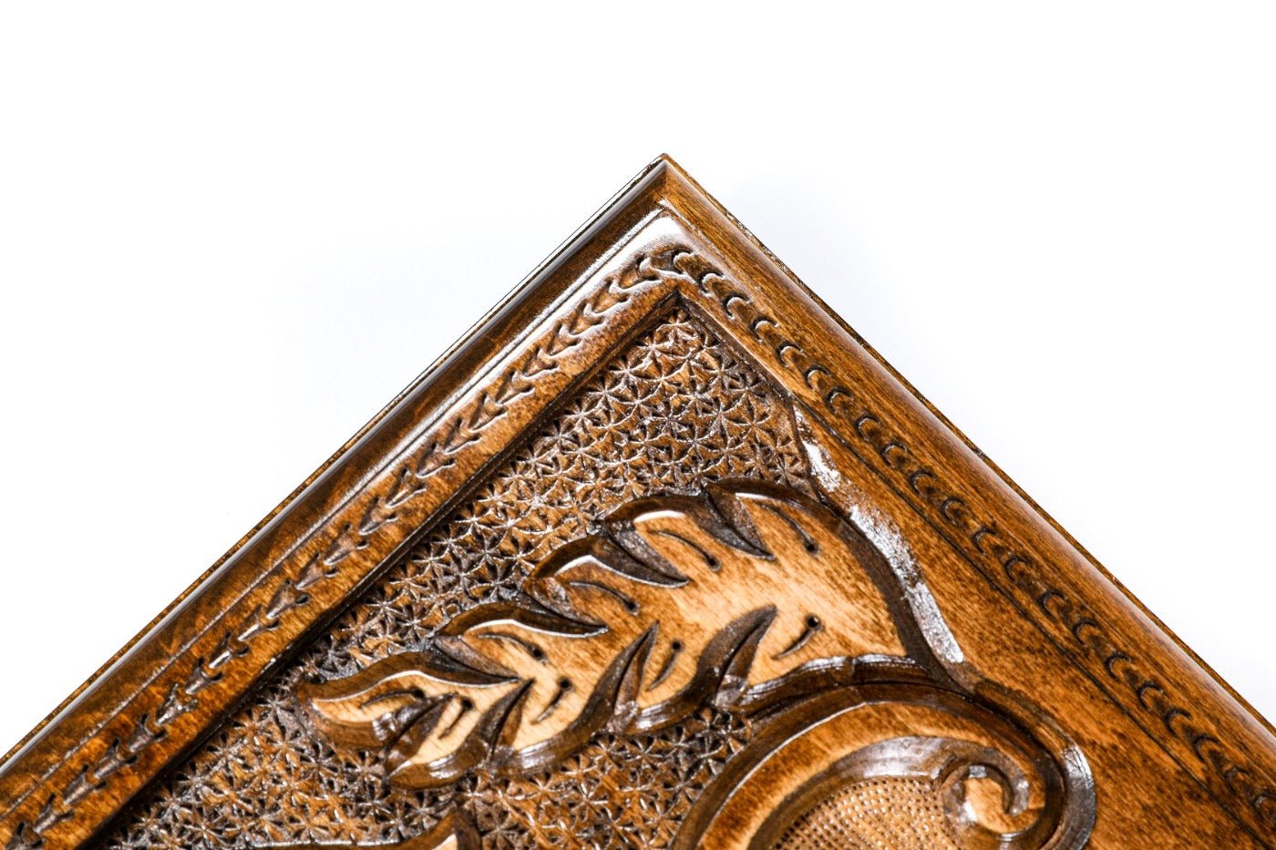 Armenian Carved Classic Backgammon Board Church of St. Gayane 23.6" | 60 cm - Unumperfectus
