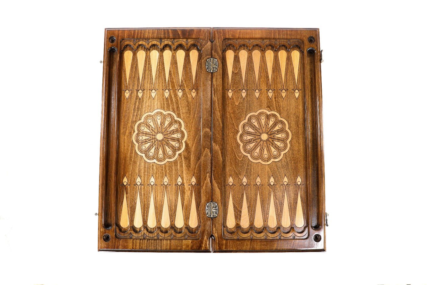 Armenian Carved Classic Backgammon Board Church of St. Gayane 23.6" | 60 cm - Unumperfectus