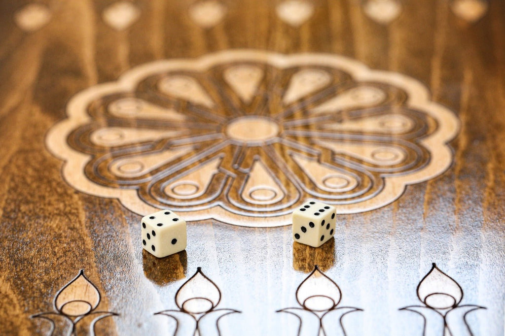 Armenian Carved Classic Backgammon Board Church of St. Gayane 23.6" | 60 cm - Unumperfectus