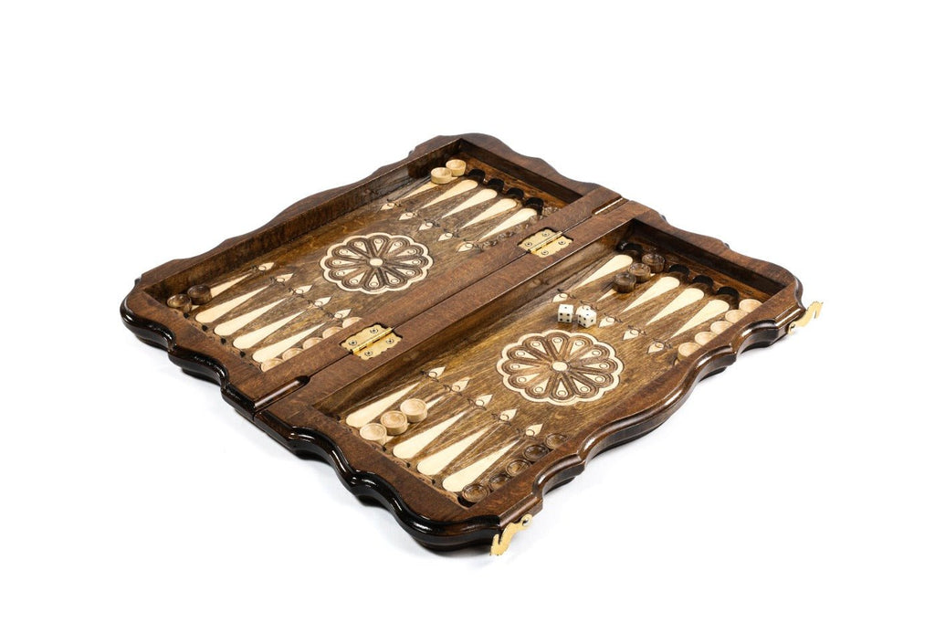 Armenian Ornamental Chess Set & Backgammon Board 15.7" | 40 cm - Unumperfectus