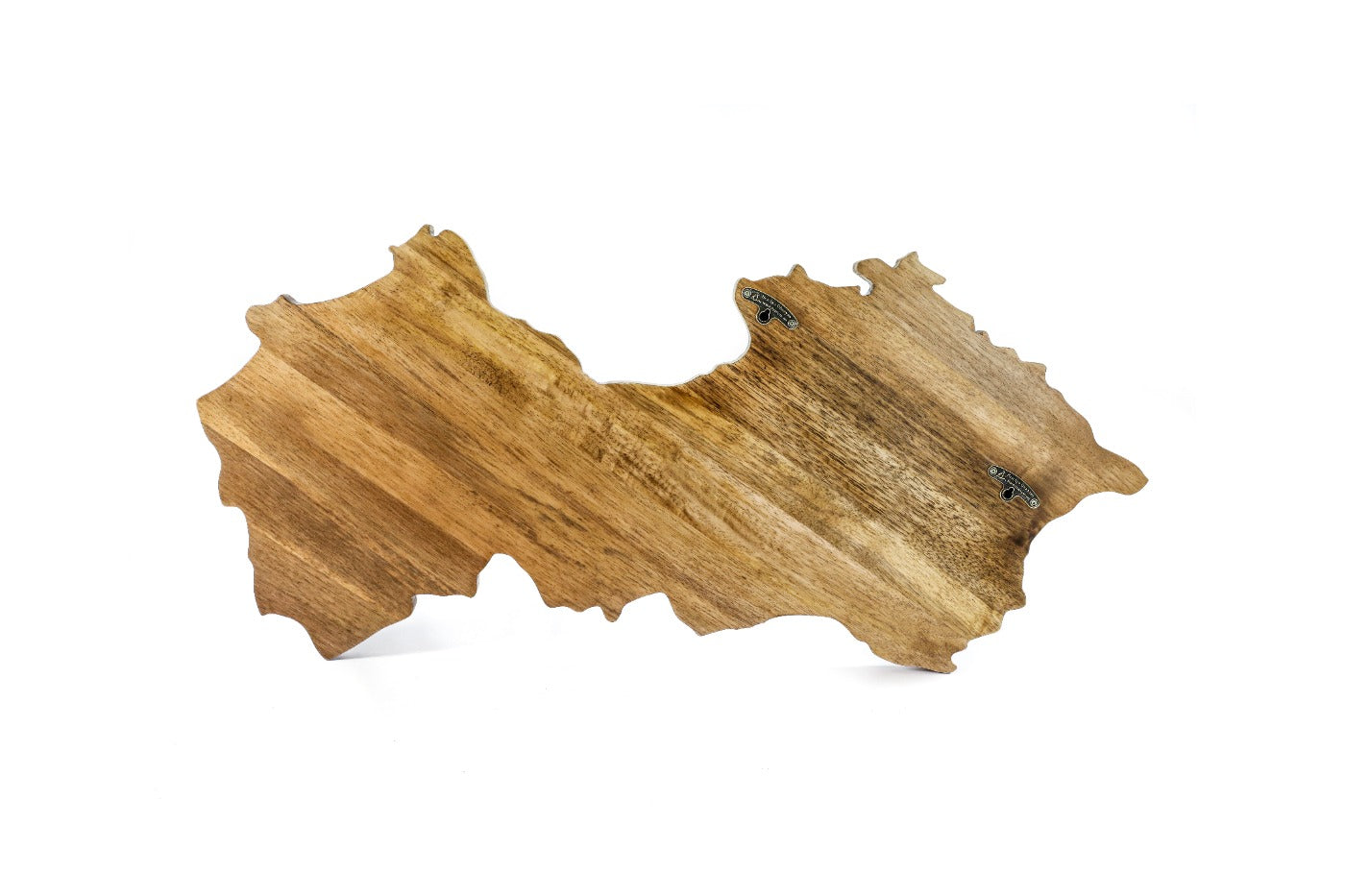 Handmade wooden map of Armenia and Artsakh — epoxy detail