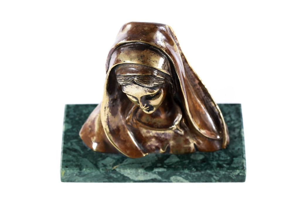 Bronze Bust of Mary by Hrachya Ohanyan — angle view