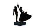 Bronze Wedding Waltz sculpture by Hrachya Ohanyan — angle view