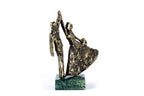 Bronze Wedding Waltz sculpture — detail view