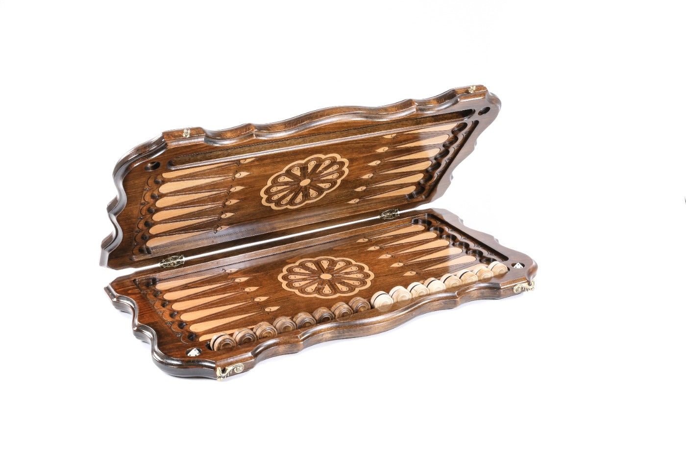 Armenian Classic Backgammon Board Church of St. Hripsime 23.6" | 60 cm