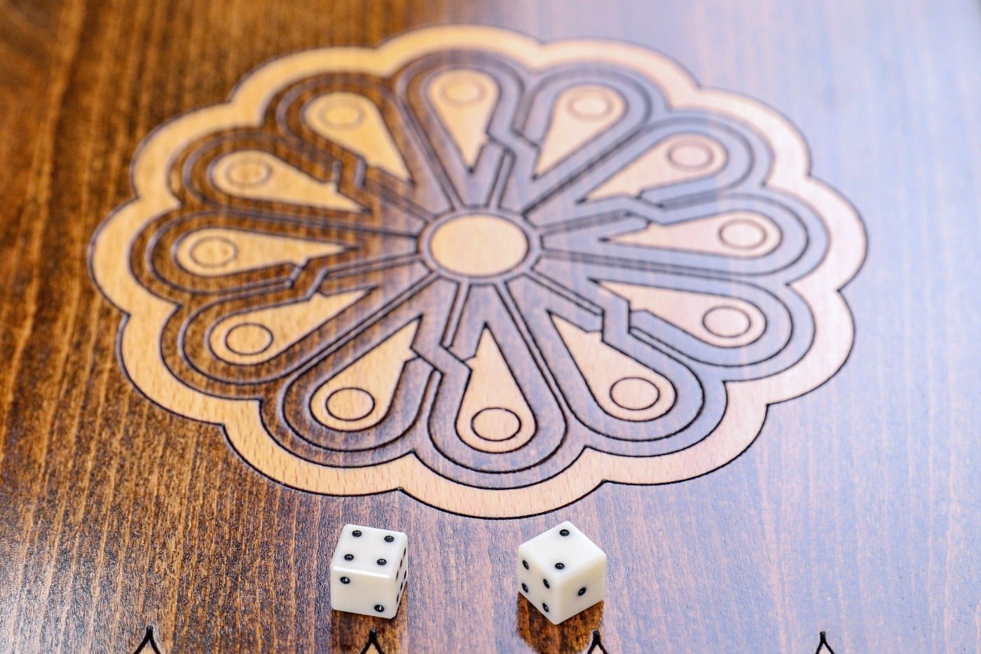 Armenian Classic Backgammon Board Church of St. Hripsime 23.6" | 60 cm - Unumperfectus
