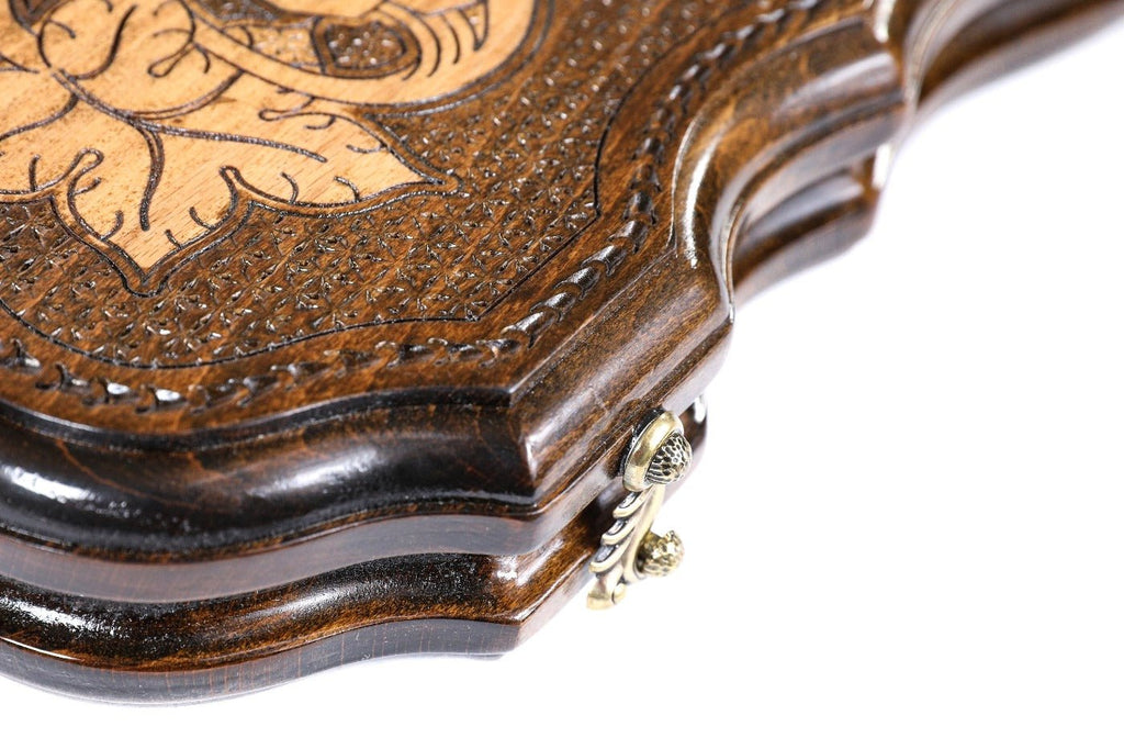 Armenian Classic Backgammon Board Church of St. Hripsime 23.6" | 60 cm - Unumperfectus