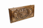 Coat of Arms of Armenia backgammon board - open board ready for play