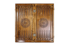 Coat of Arms of Armenia backgammon board - angled view