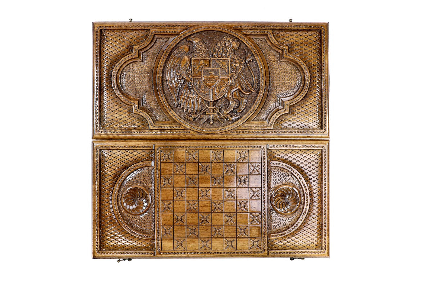 Backgammon Board - Coat of Arms of Armenia - Unumperfectus