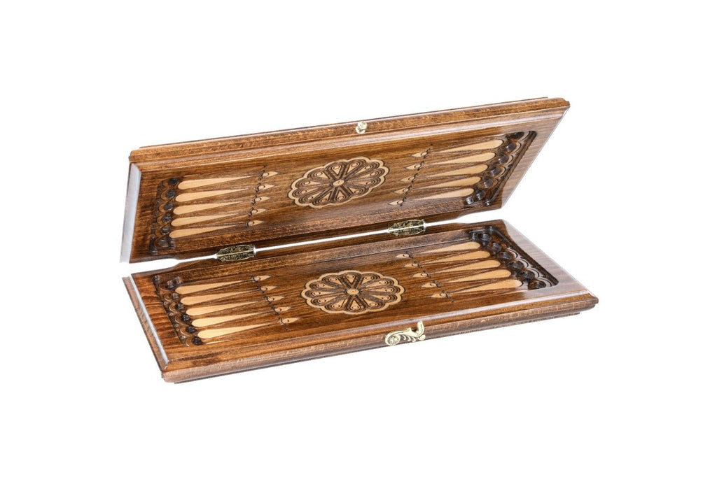 Wooden Classic Backgammon Board 15.7" | 40 cm - Unumperfectus