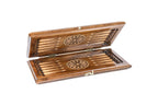 Classic backgammon board - closed cover detail