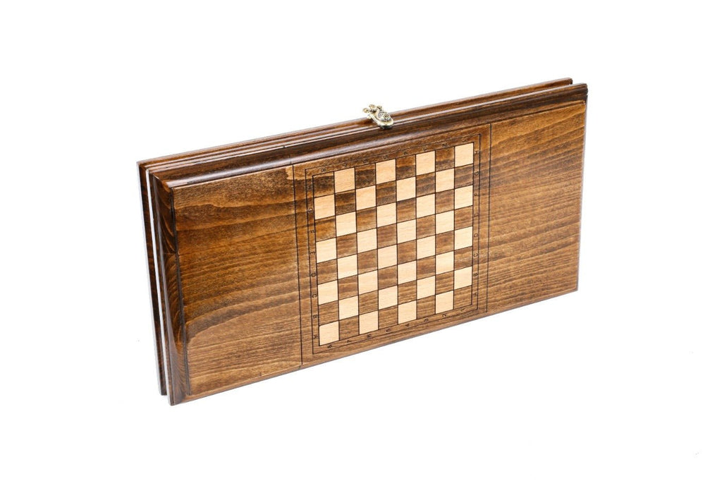 Wooden Classic Backgammon Board 15.7" | 40 cm - Unumperfectus