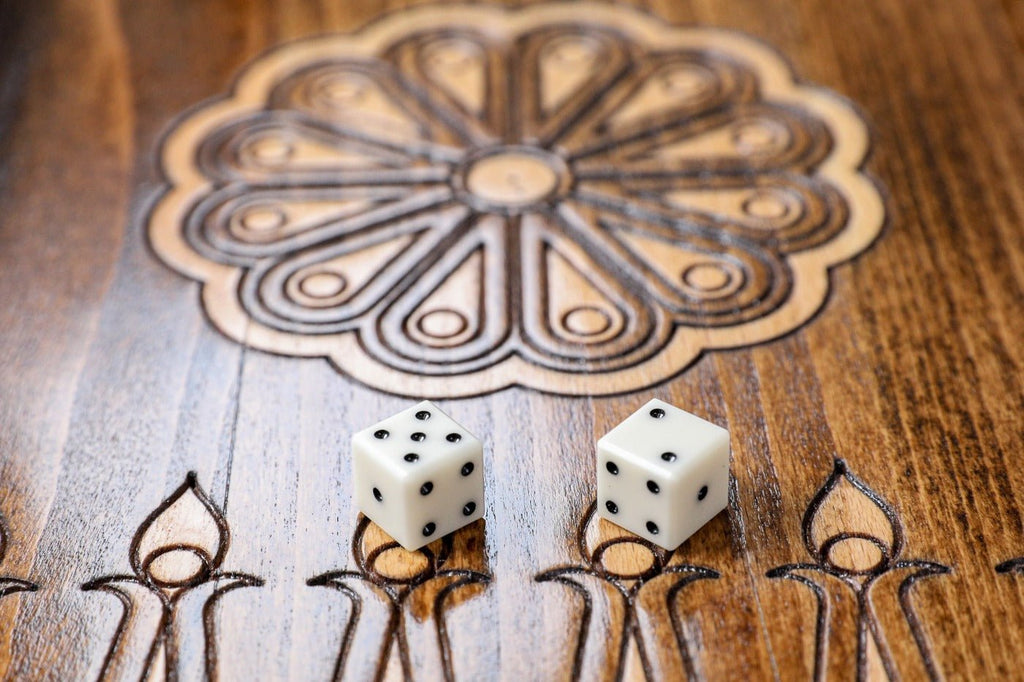Wooden Classic Backgammon Board 15.7" | 40 cm - Unumperfectus