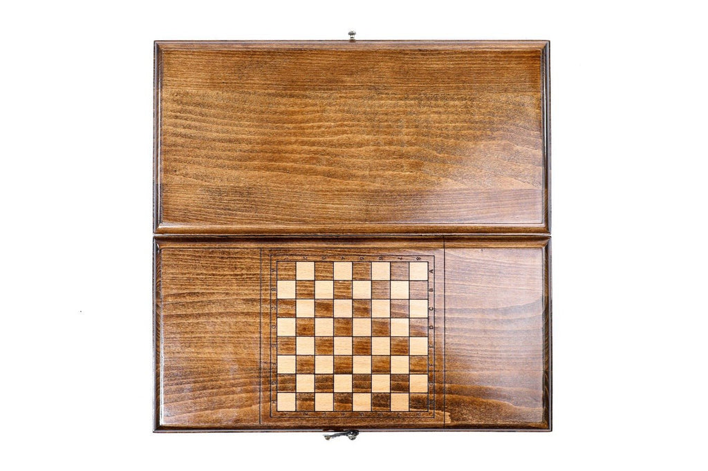 Wooden Classic Backgammon Board 15.7" | 40 cm - Unumperfectus