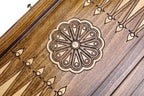 Classic backgammon board - carrying case and accessories