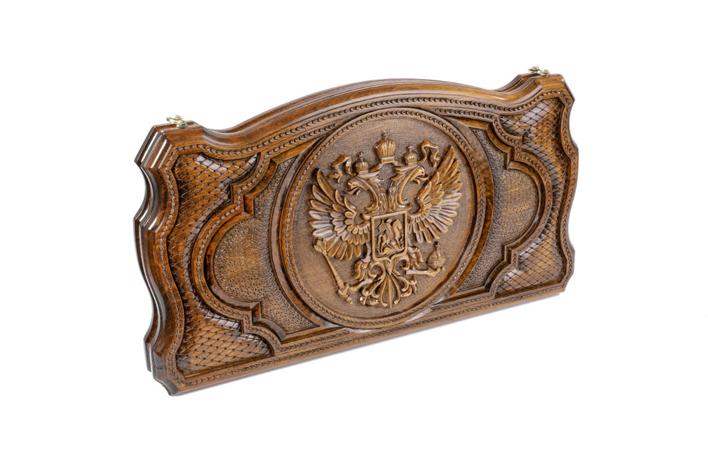 Backgammon Board - Armenia & Russia Dual Coat of Arms
