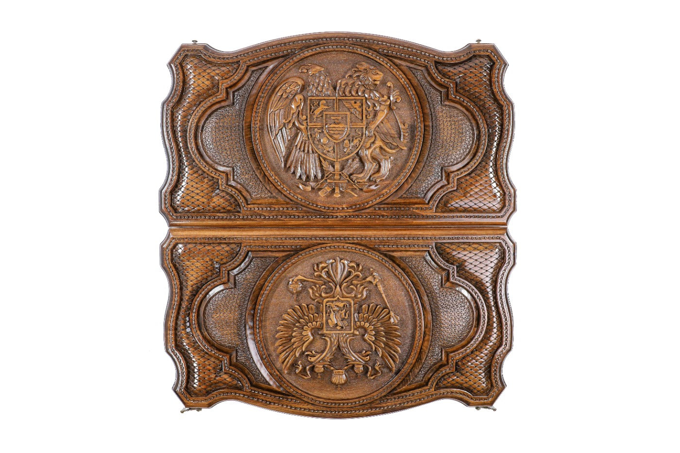 Backgammon Board - Armenia & Russia Dual Coat of Arms