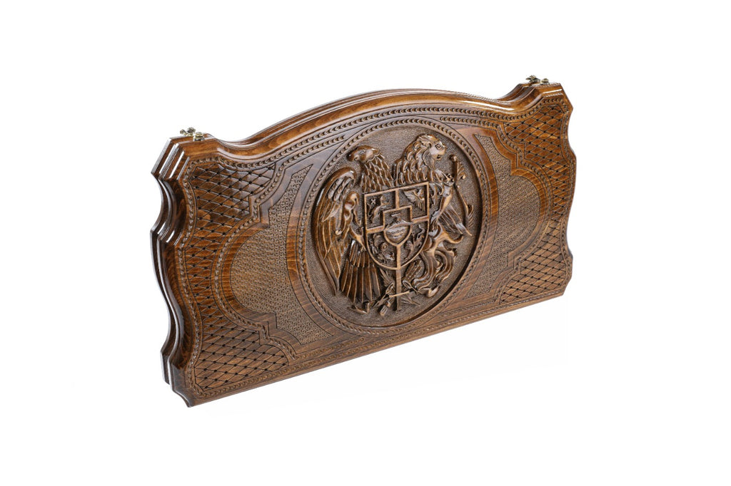 Backgammon Board - Armenia & Russia Dual Coat of Arms