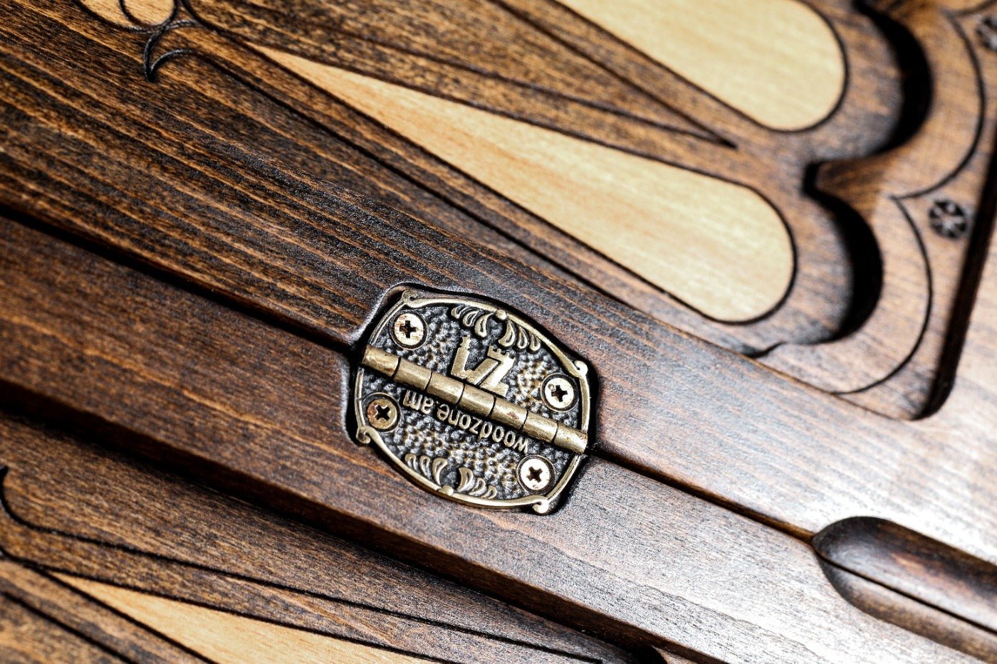 Armenian Carved Wooden Backgammon Board With Mount Ararat 23.6" | 60 cm - Unumperfectus
