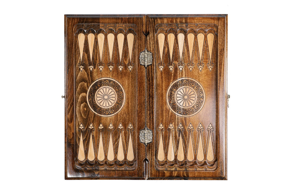 Backgammon Board - Mount Ararat Classic Wooden Design