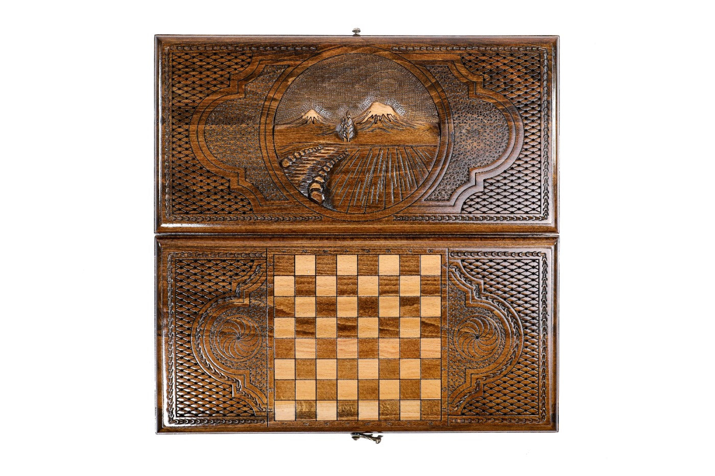 Backgammon Board - Mount Ararat Classic Wooden Design
