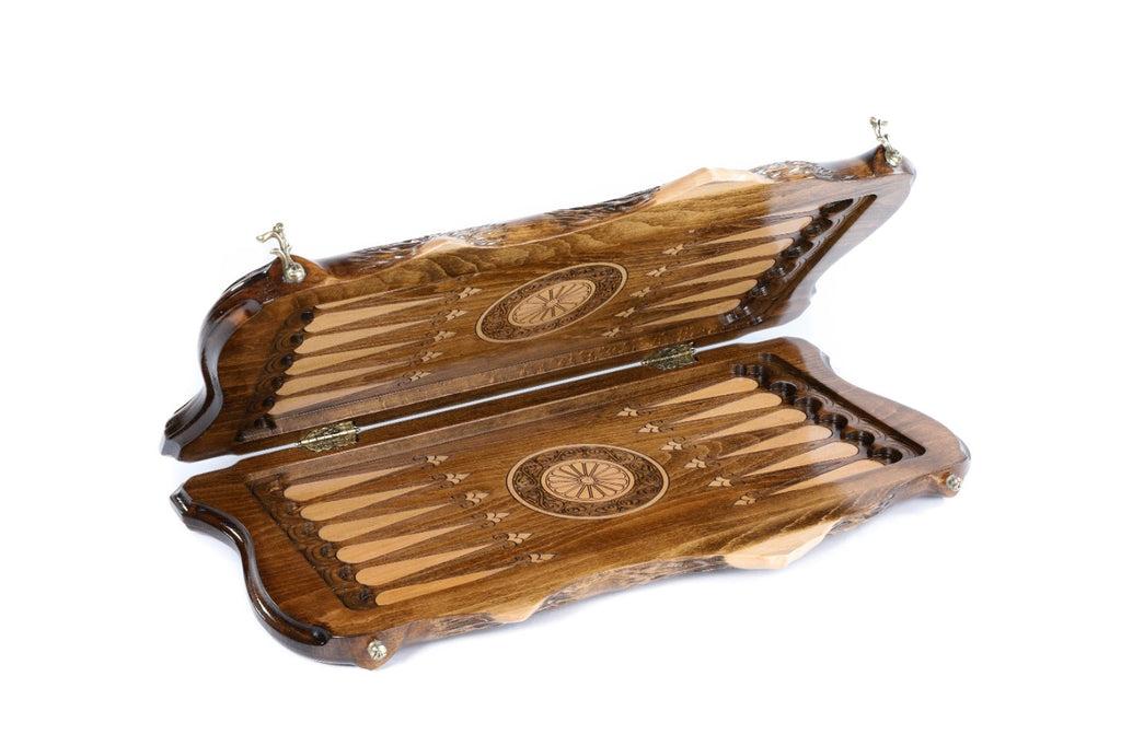 Backgammon Board - Coat of Arms of Armenia Mount Ararat