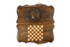 Backgammon Board - Coat of Arms of Armenia Mount Ararat - Unumperfectus