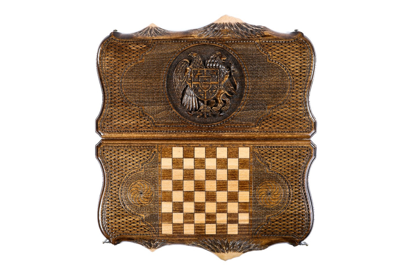 Backgammon Board - Coat of Arms of Armenia Mount Ararat