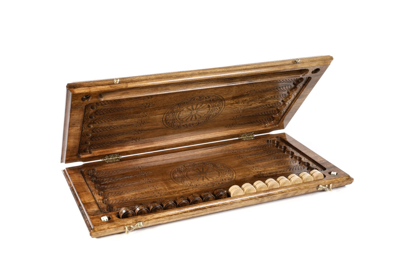 Backgammon Board - Ornamental Heritage Wooden Design