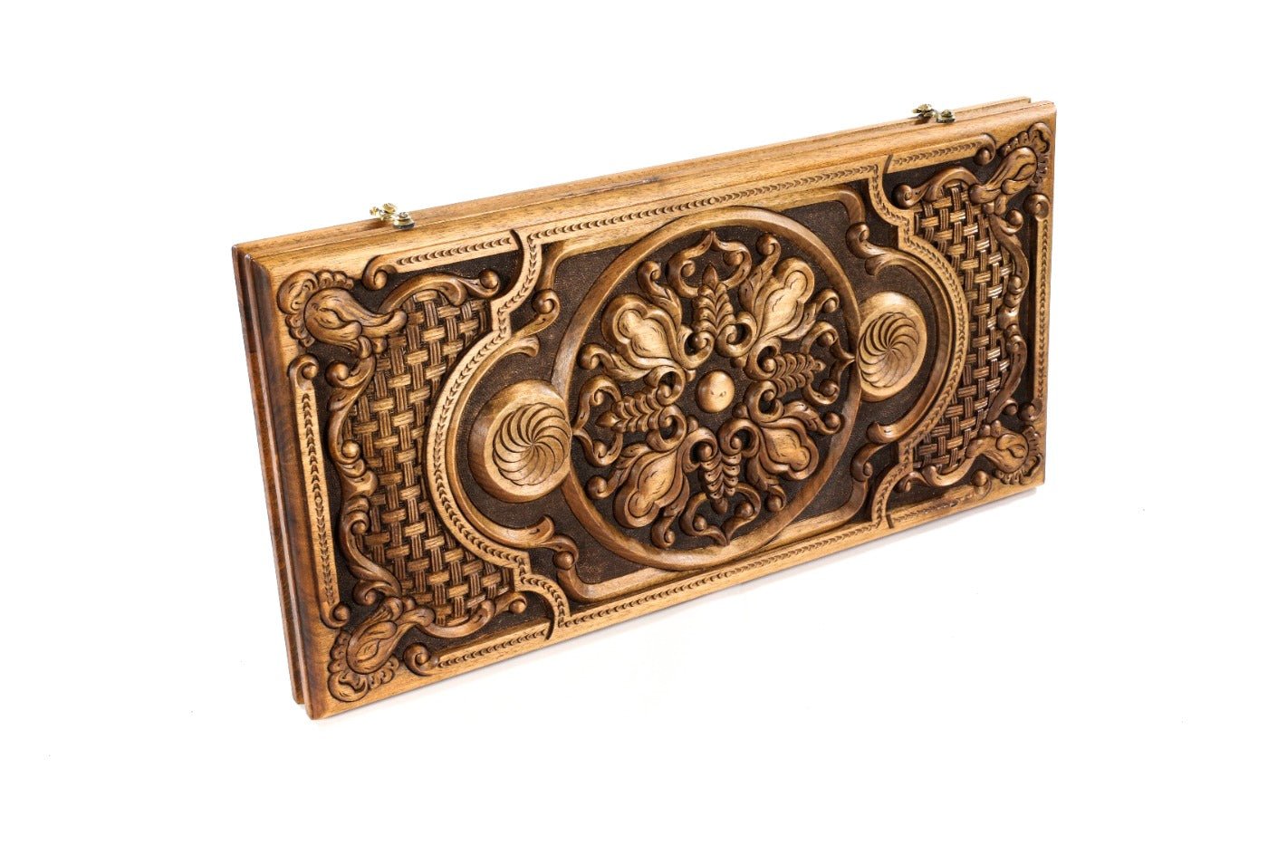 Backgammon Board - Eternity Incrustation & Braid Two-Sided - Unumperfectus