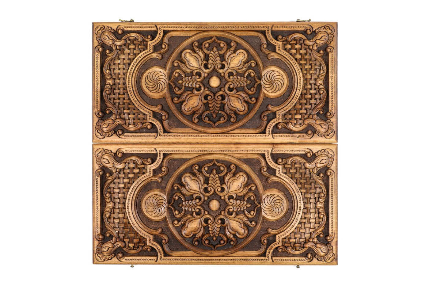 Backgammon Board - Eternity Incrustation & Braid Two-Sided