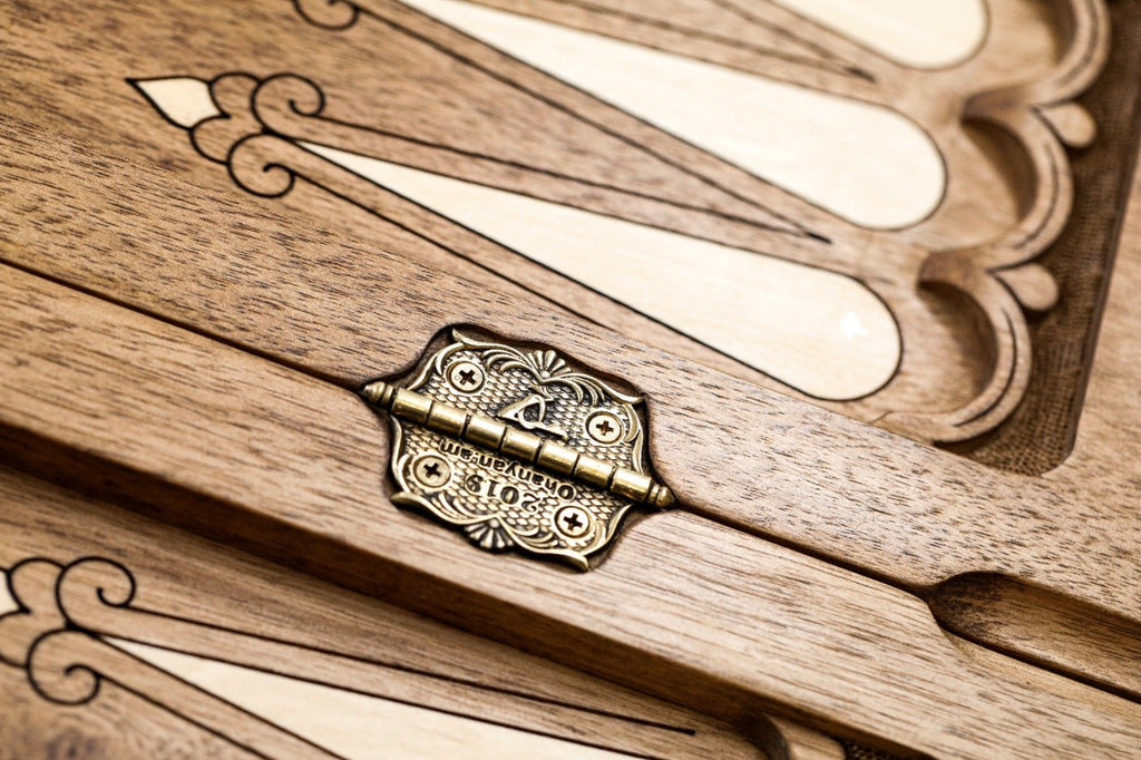 Backgammon Board - Eternity Incrustation & Braid Two-Sided - Unumperfectus